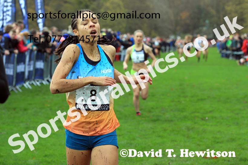 European Womens Short Course Relay Trials, 2022 British Athletics Cross Challenge, Sefton Park, Liverpool.  Photo: David T. Hewitson/Sports for All Pics